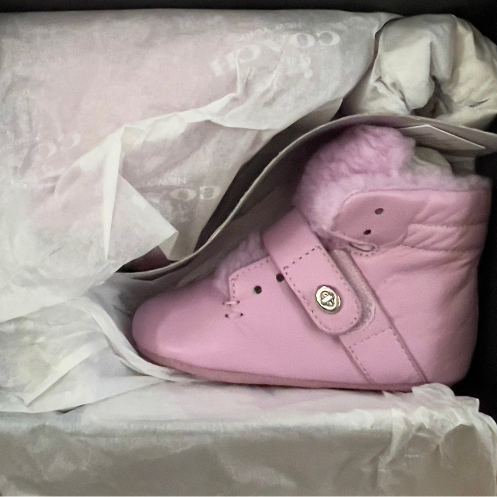 Infant size 3 authentic Coach boots